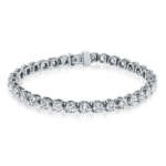 White gold tennis bracelet