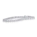 White gold tennis bracelet - Image 2