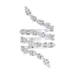Pear shape snake ring - Image 2
