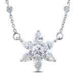 Pear shape flower pendant - Image 2