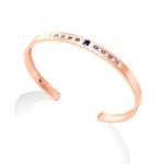 Rose gold classy Becky bangle - Image 2