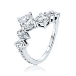 Multi Shape Diamonds Ring - Image 2