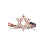Star Of David Open Ring - Image 2