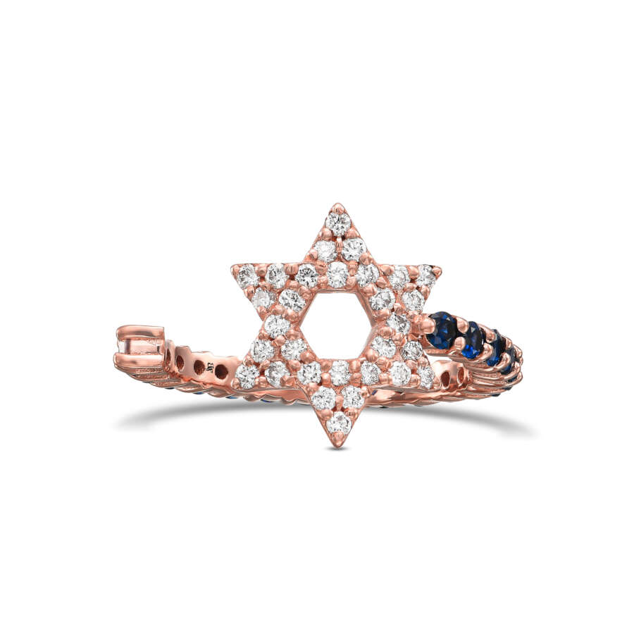 Star Of David Open Ring - Image 2