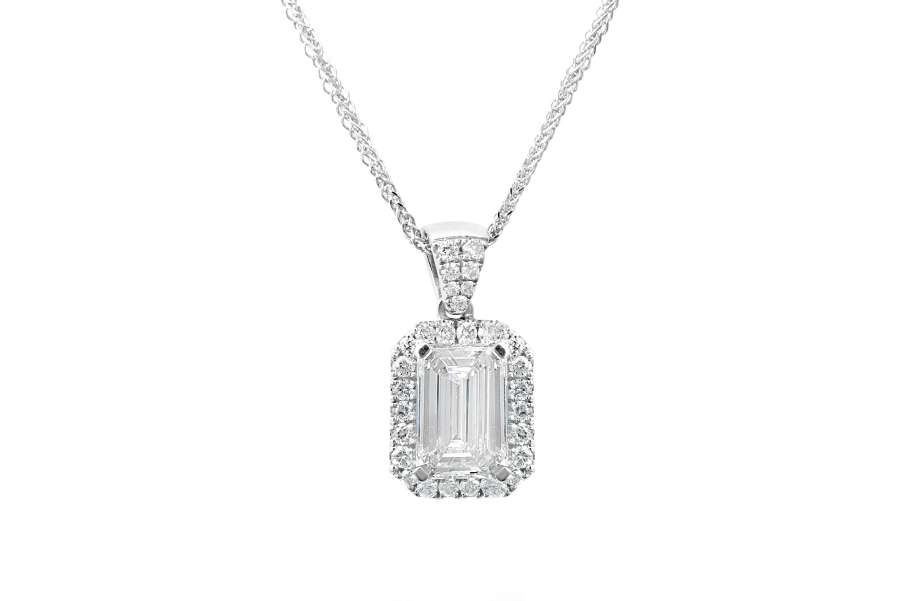 Emerald Cut Pendant