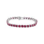 Ruby Tennis Bracelet