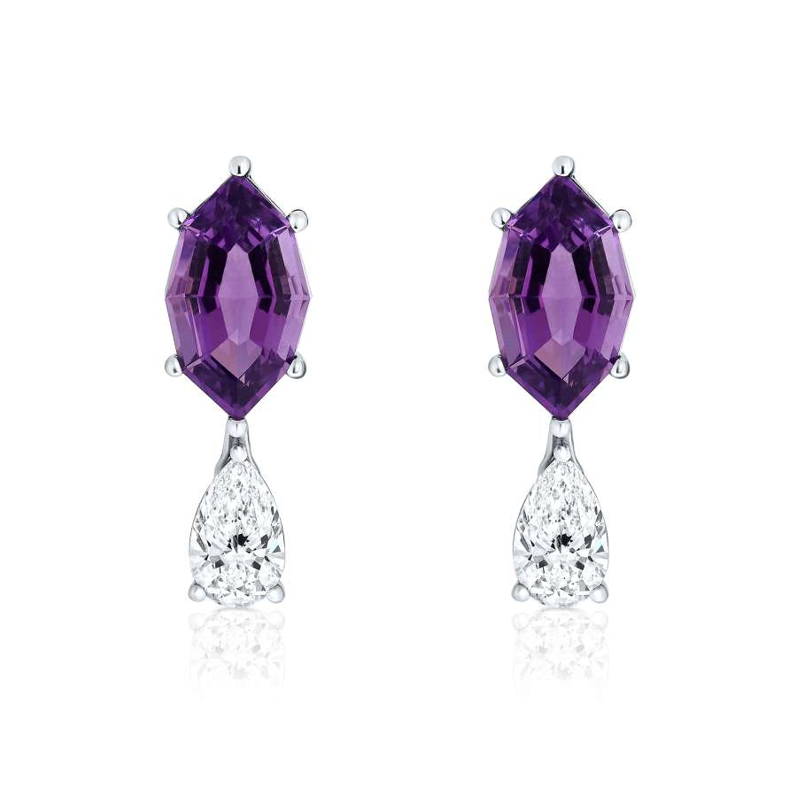 Extra Amethyst Earring